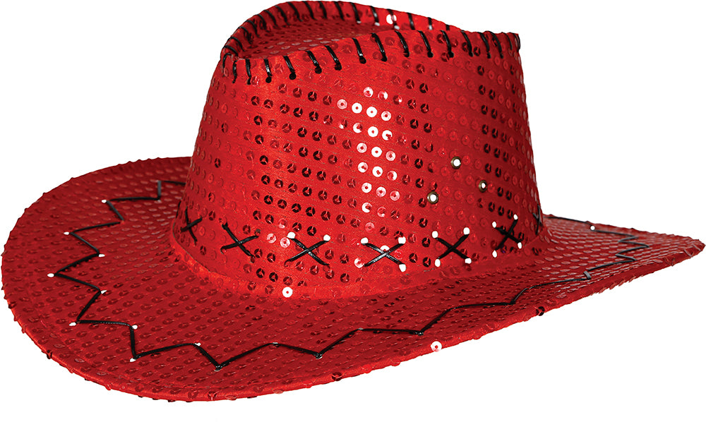 SEQUINED COWBOY HAT