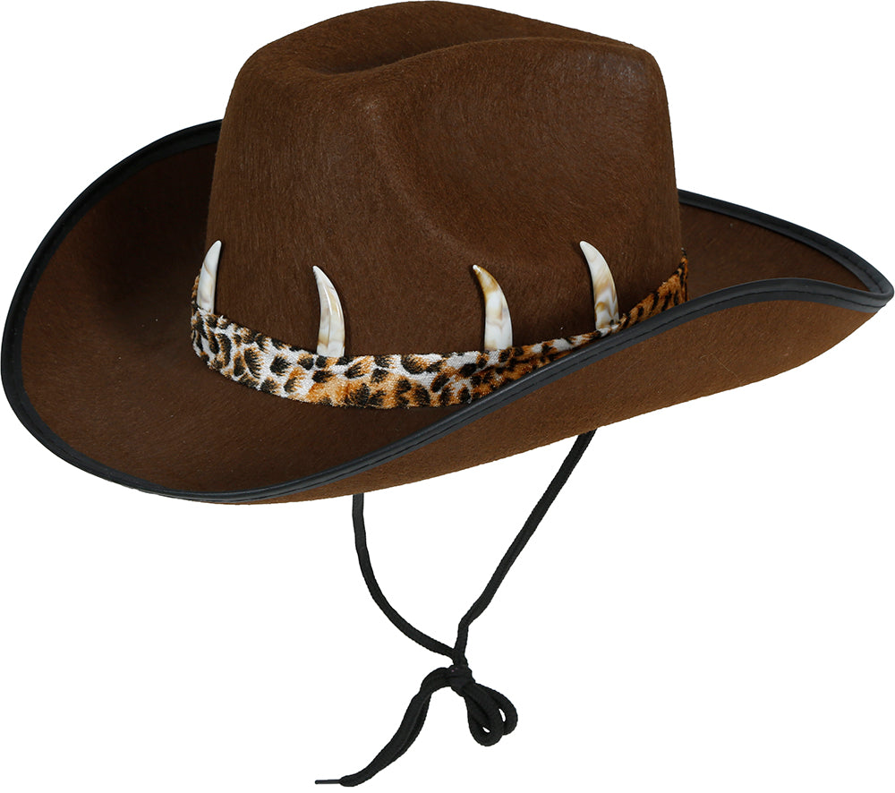 BROWN AUSTRALIAN COWBOY HAT, ADULT