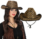 LEOPARD COWBOY HAT, ADULT