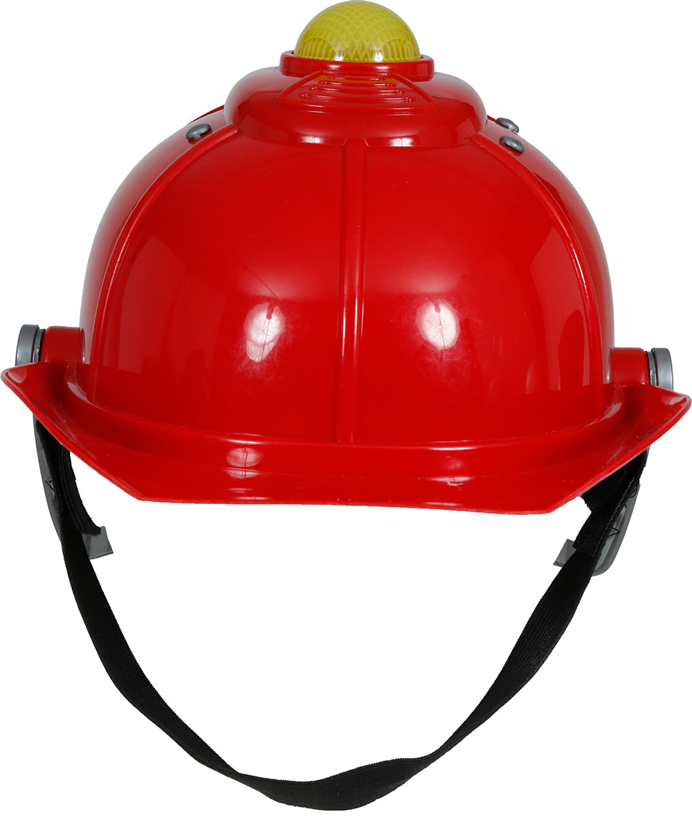 FIREFIGHTER HELMET WITH SIREN AND LIGHT, ADULT