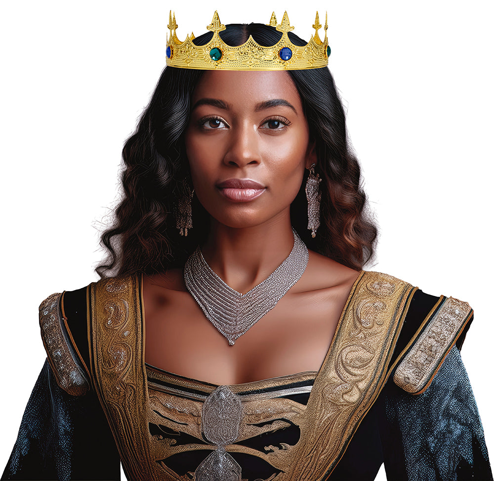 MEDIEVAL METALLIC CROWN, ADULT