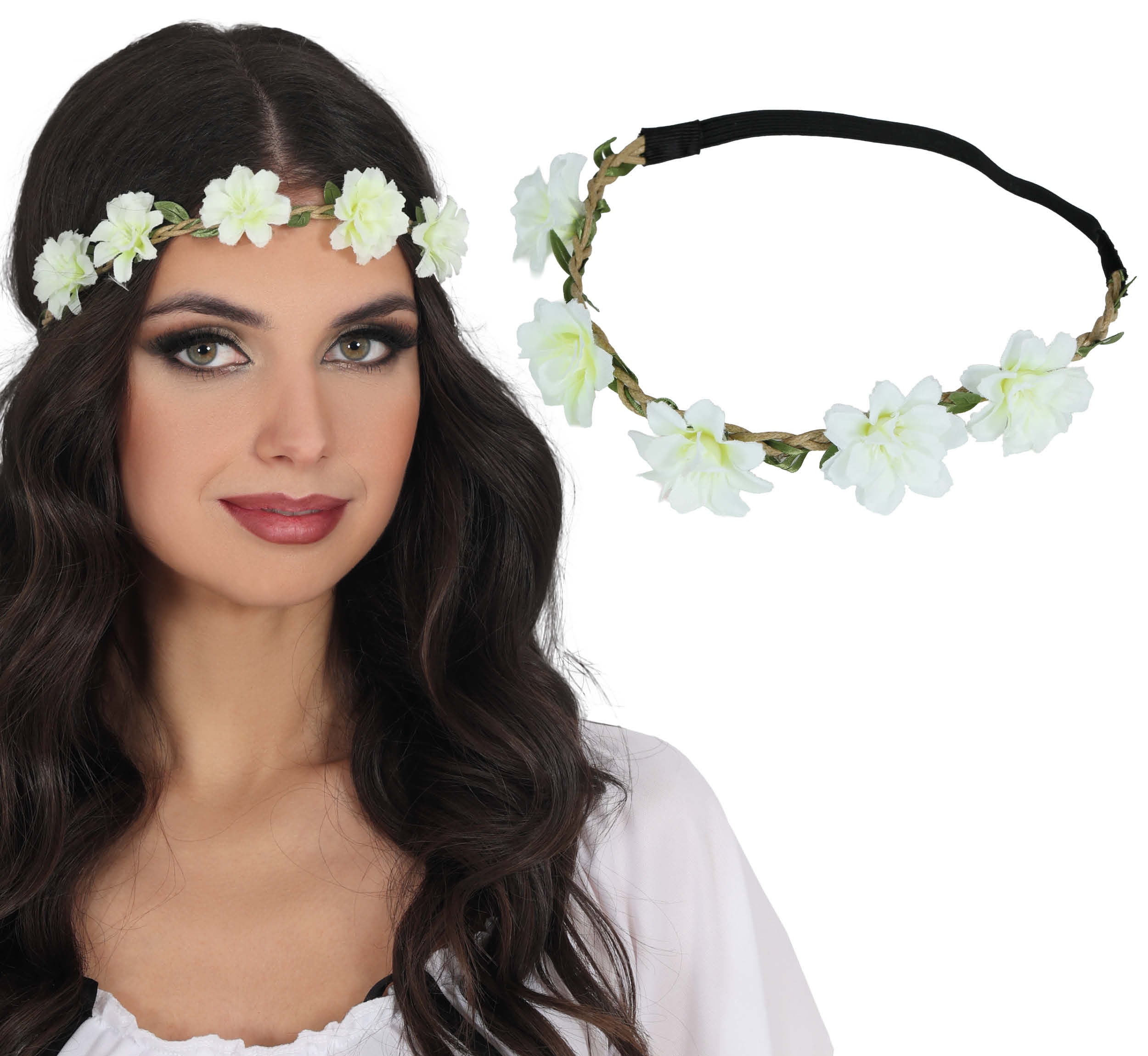 WHITE FLOWER CROWN