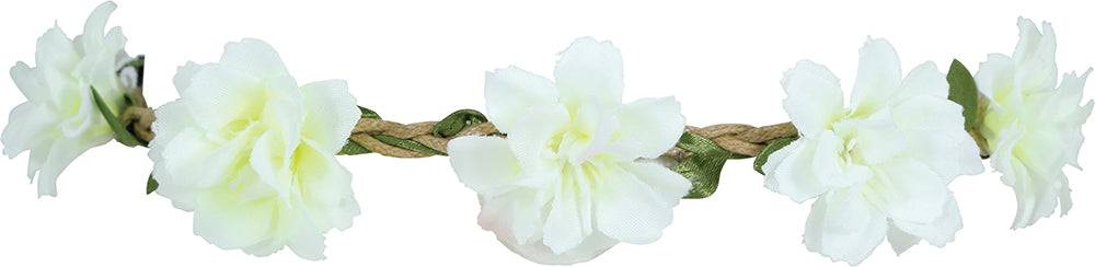 WHITE FLOWER CROWN