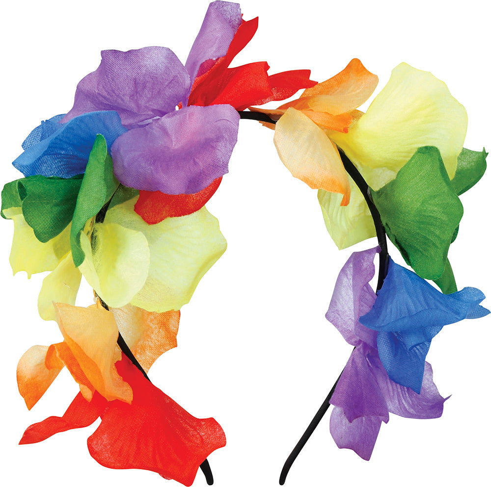 MULTICOLOR FLOWER HEADBAND