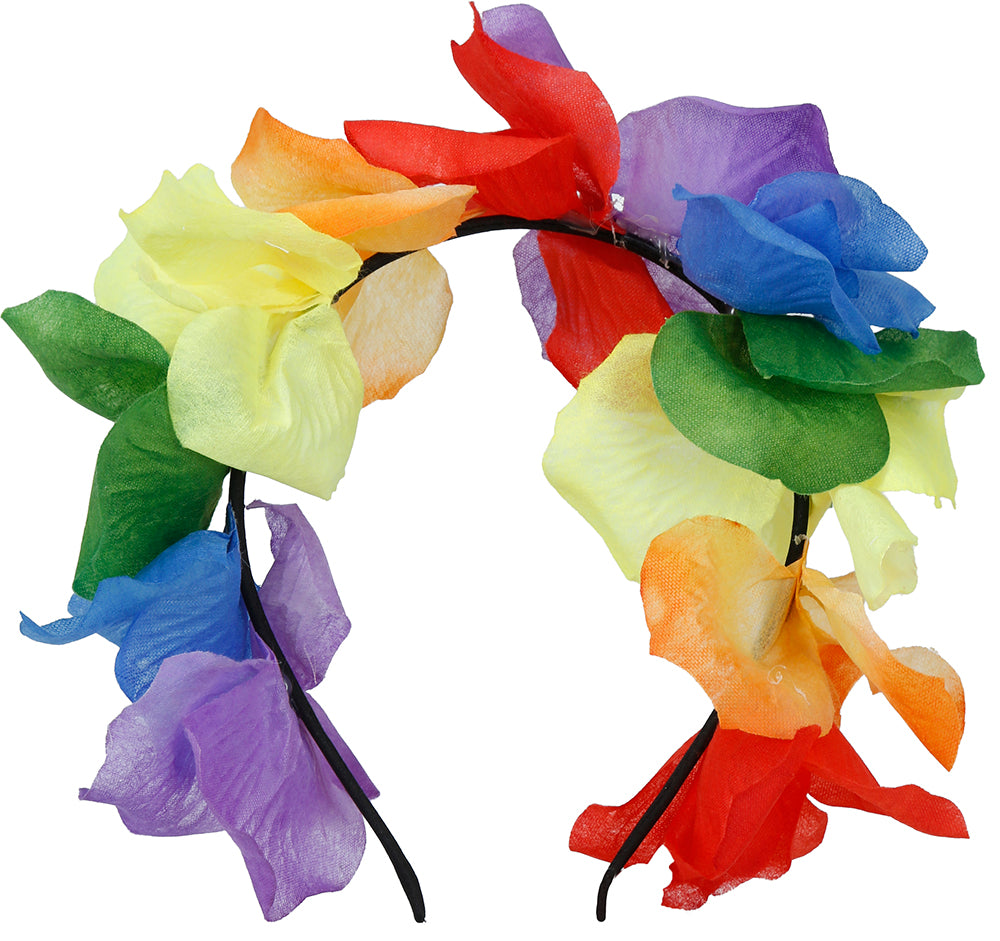 MULTICOLOR FLOWER HEADBAND