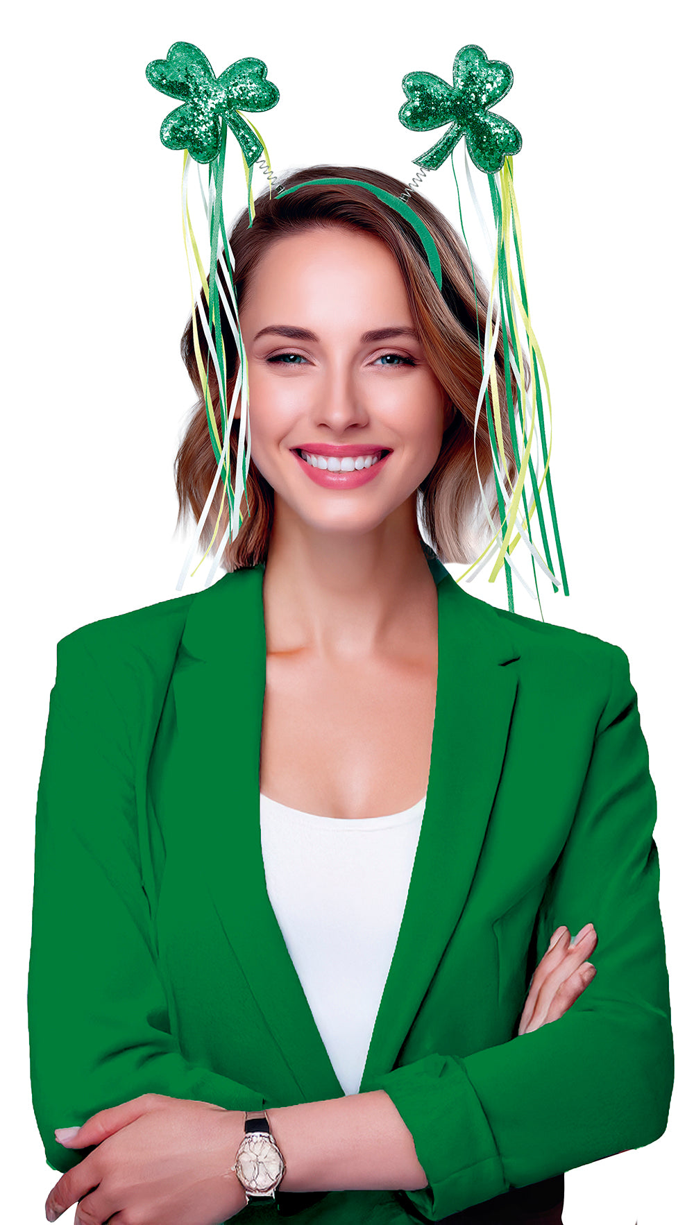 ST. PATRICK'S CLOVER HEADBAND