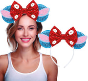 SEQUIN BOW HEADBAND