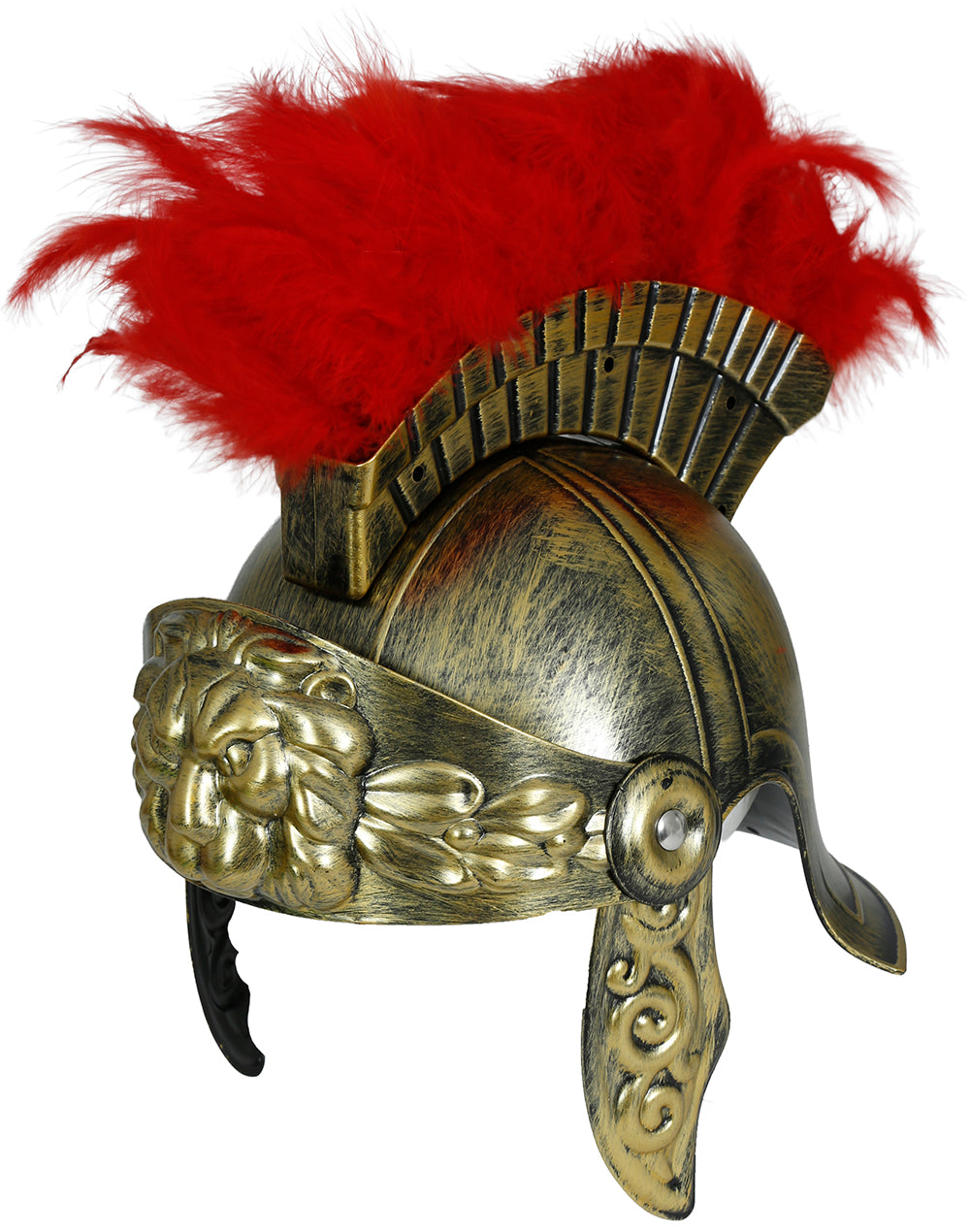 GOLDEN ROMAN HELMET, ADULT