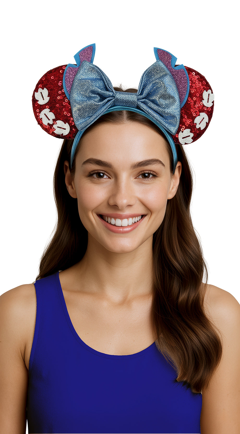 BLUE HEADBAND WITH EARS