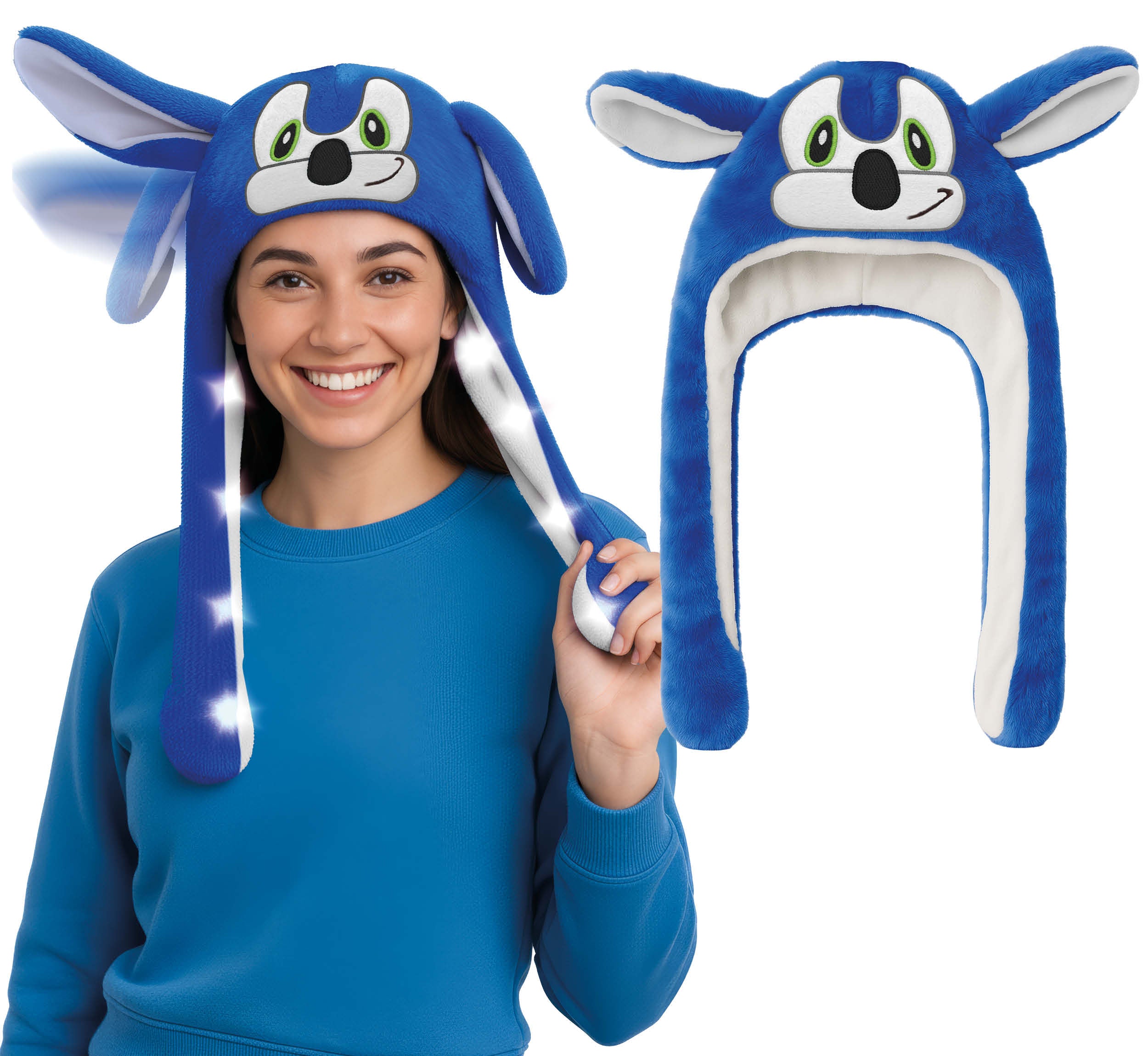 HAT "BLUE DOG" WITH LIGHT