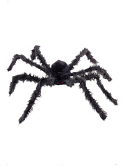 Giant Hairy Spider with Light Up Eyes, Black 1