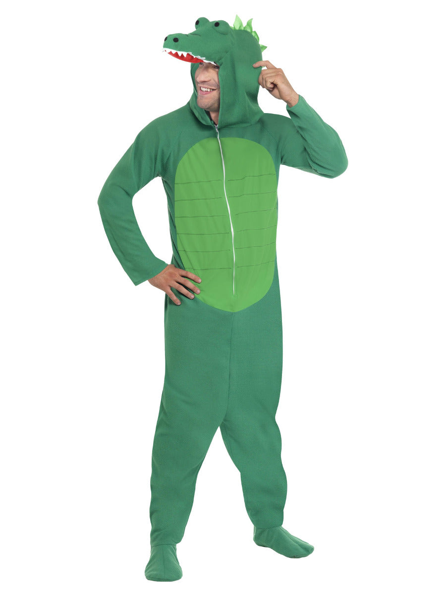 Crocodile Costume, Green - 1