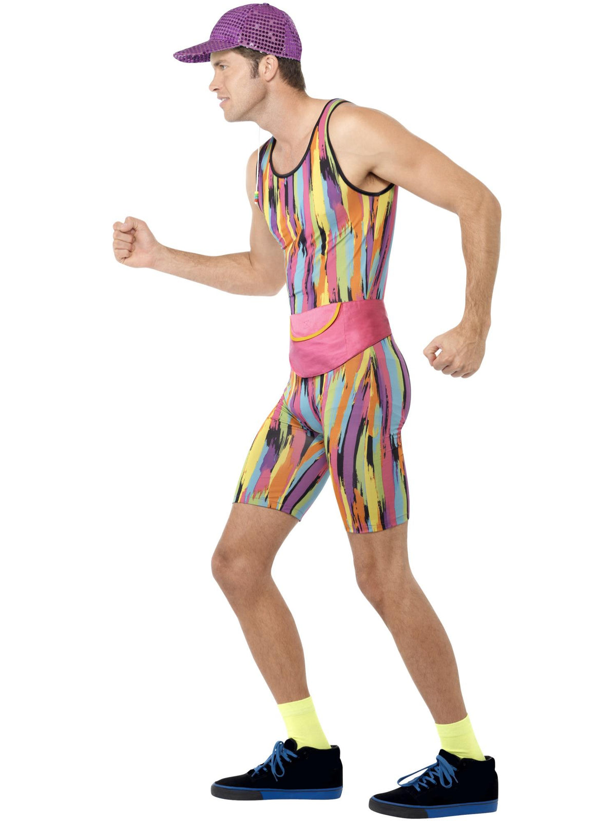 Aerobics Instructor Costume, Multi-Coloured 3