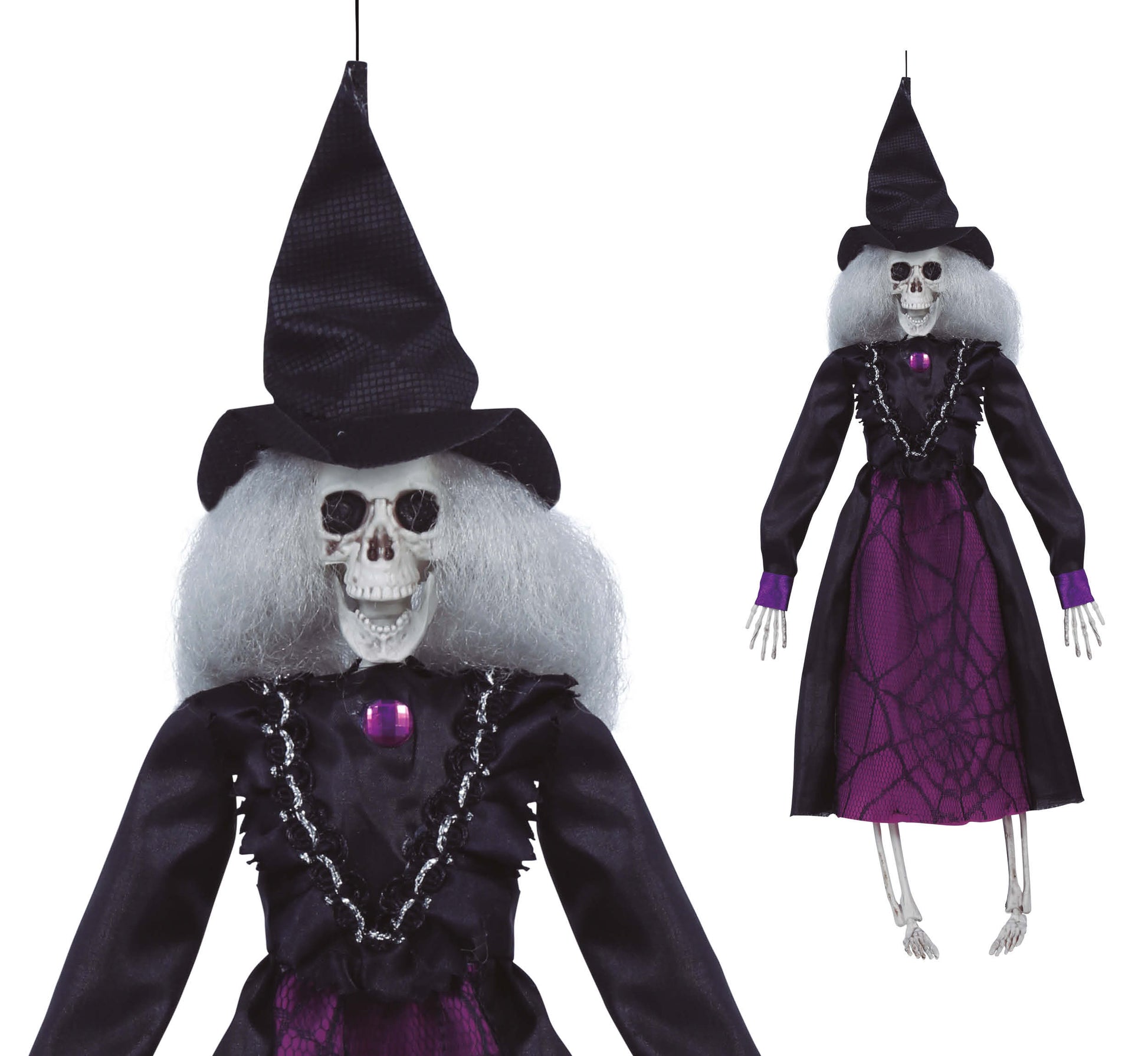 WITCH SKELETON PENDANT 40 CM