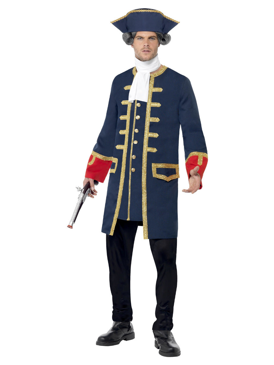 Pirate Commander Costume, Blue - 1