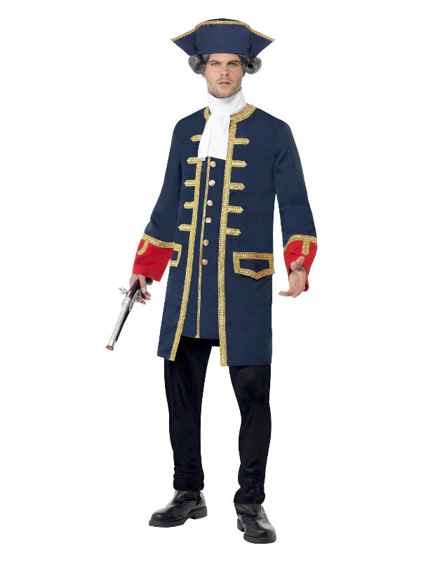 Pirate Commander Costume, Blue - 2