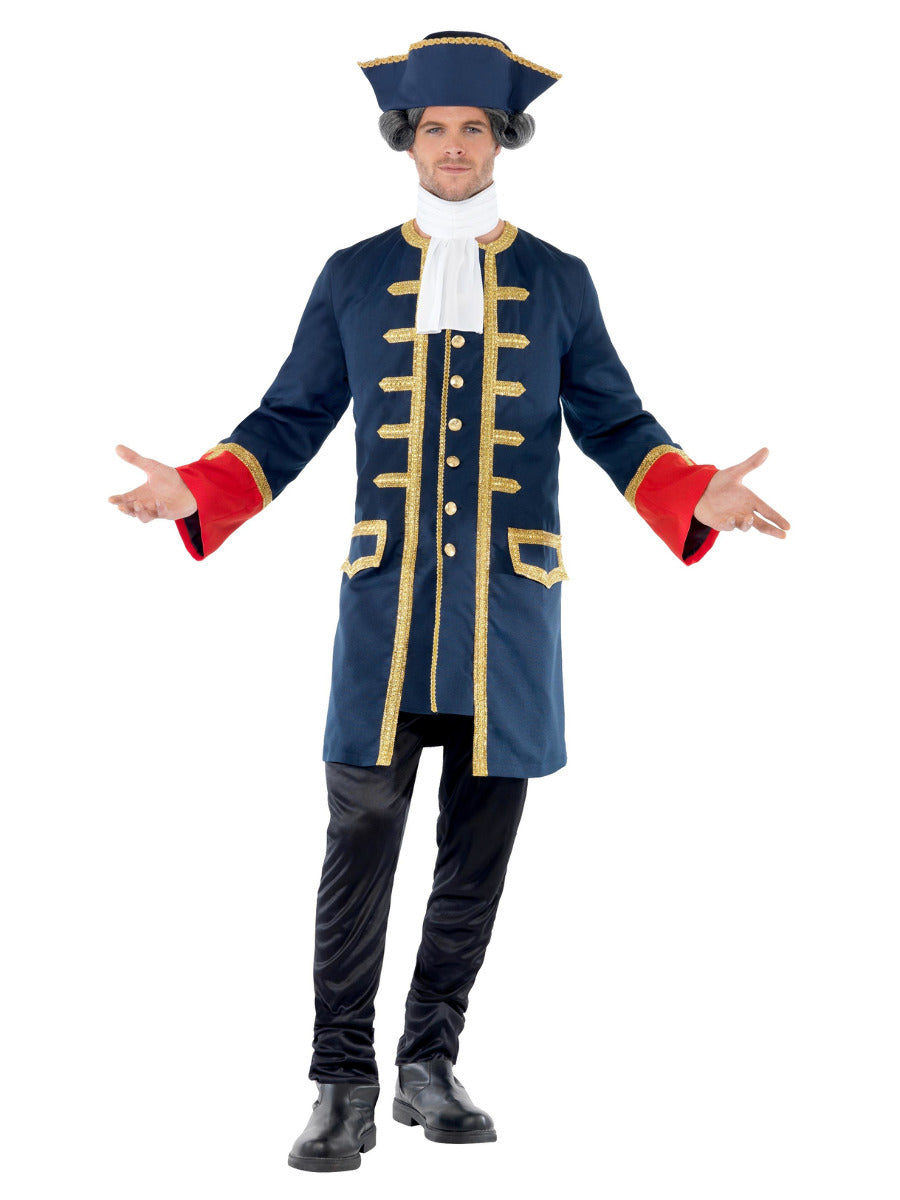Pirate Commander Costume, Blue - 5