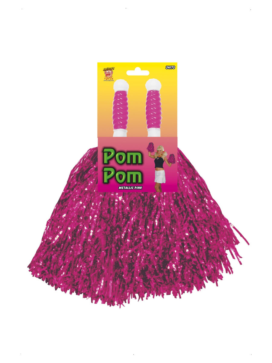 Pom Poms Metallic, Pink - 3