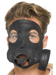 Gas Mask, Latex, Black 1