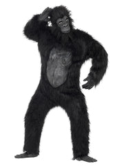 Deluxe Gorilla Costume, Black - 1