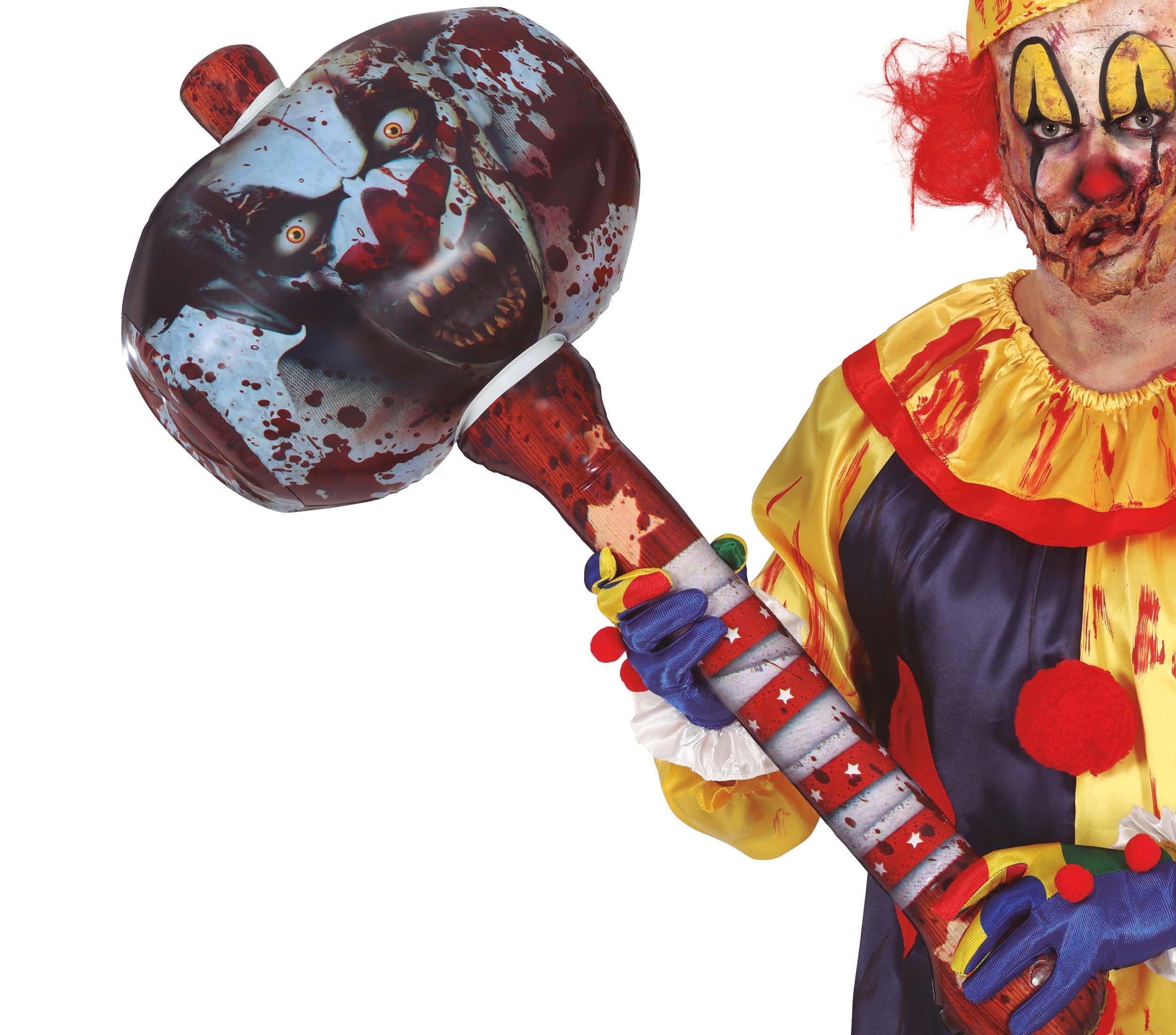 INFLATABLE CLOWN HAMMER 90 CM