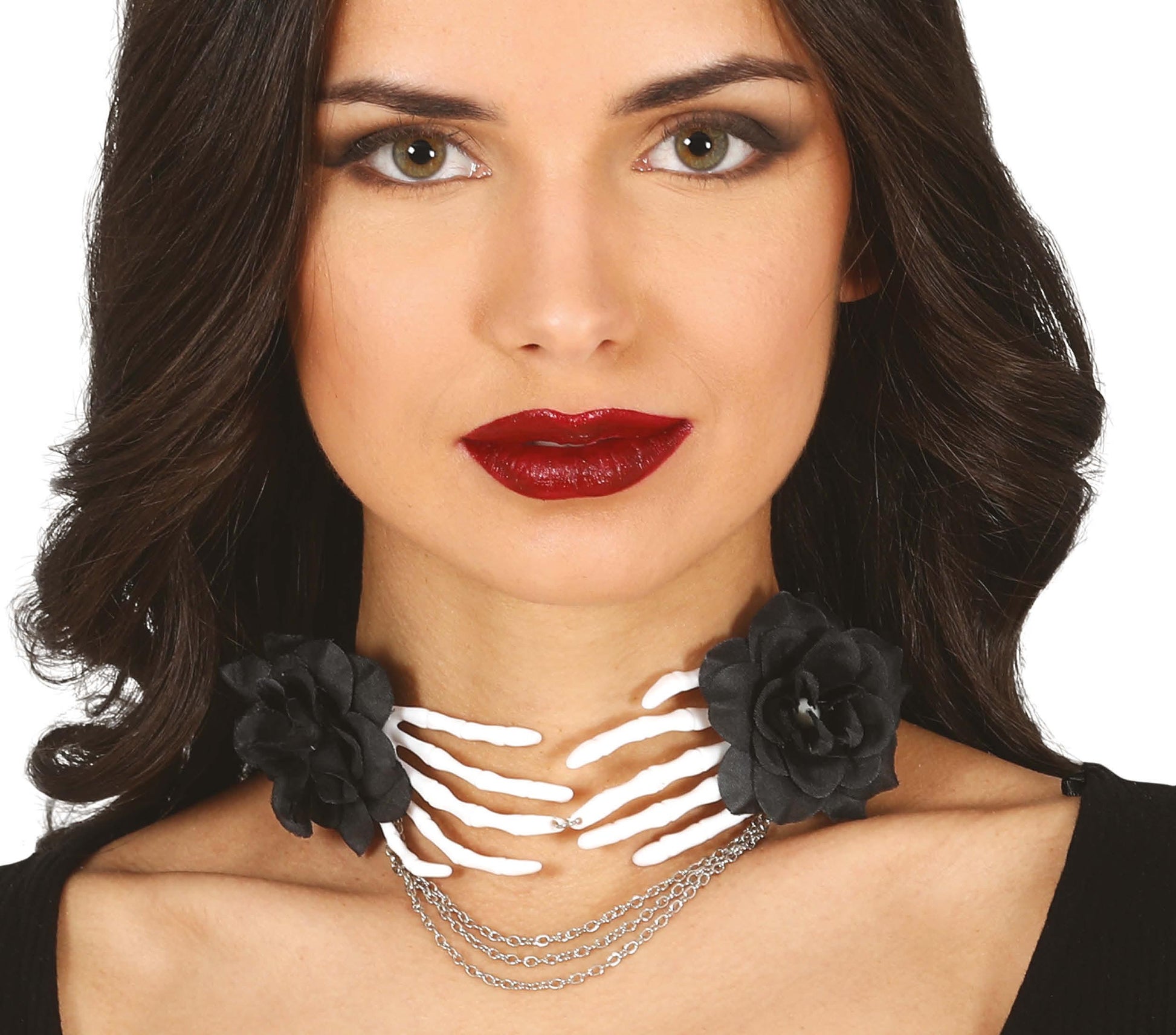 SKELETON HANDS CHOKER