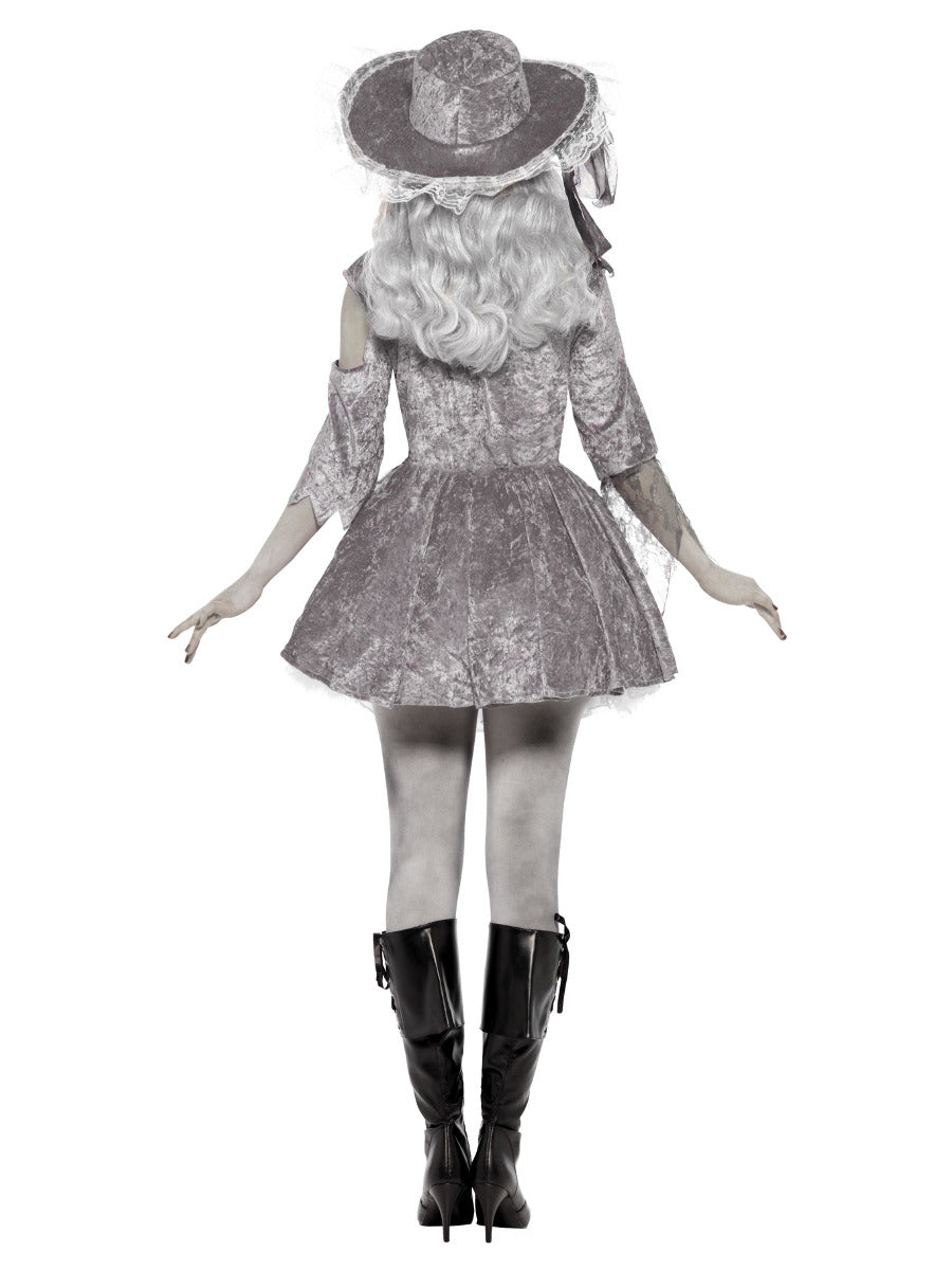 Deluxe Ghost Ship Pirate Treasure Costume, Grey - 3