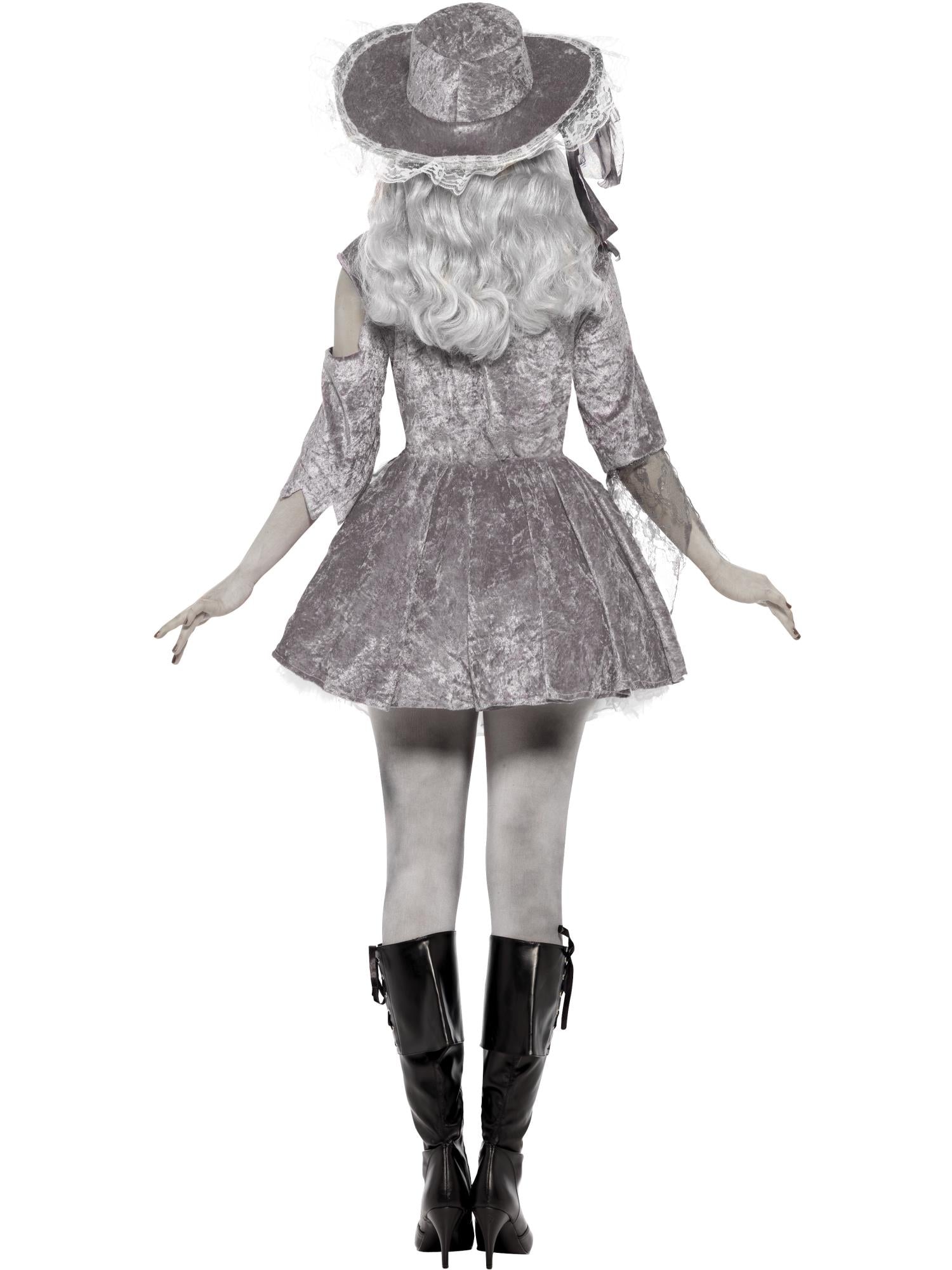 Deluxe Ghost Ship Pirate Treasure Costume, Grey 2