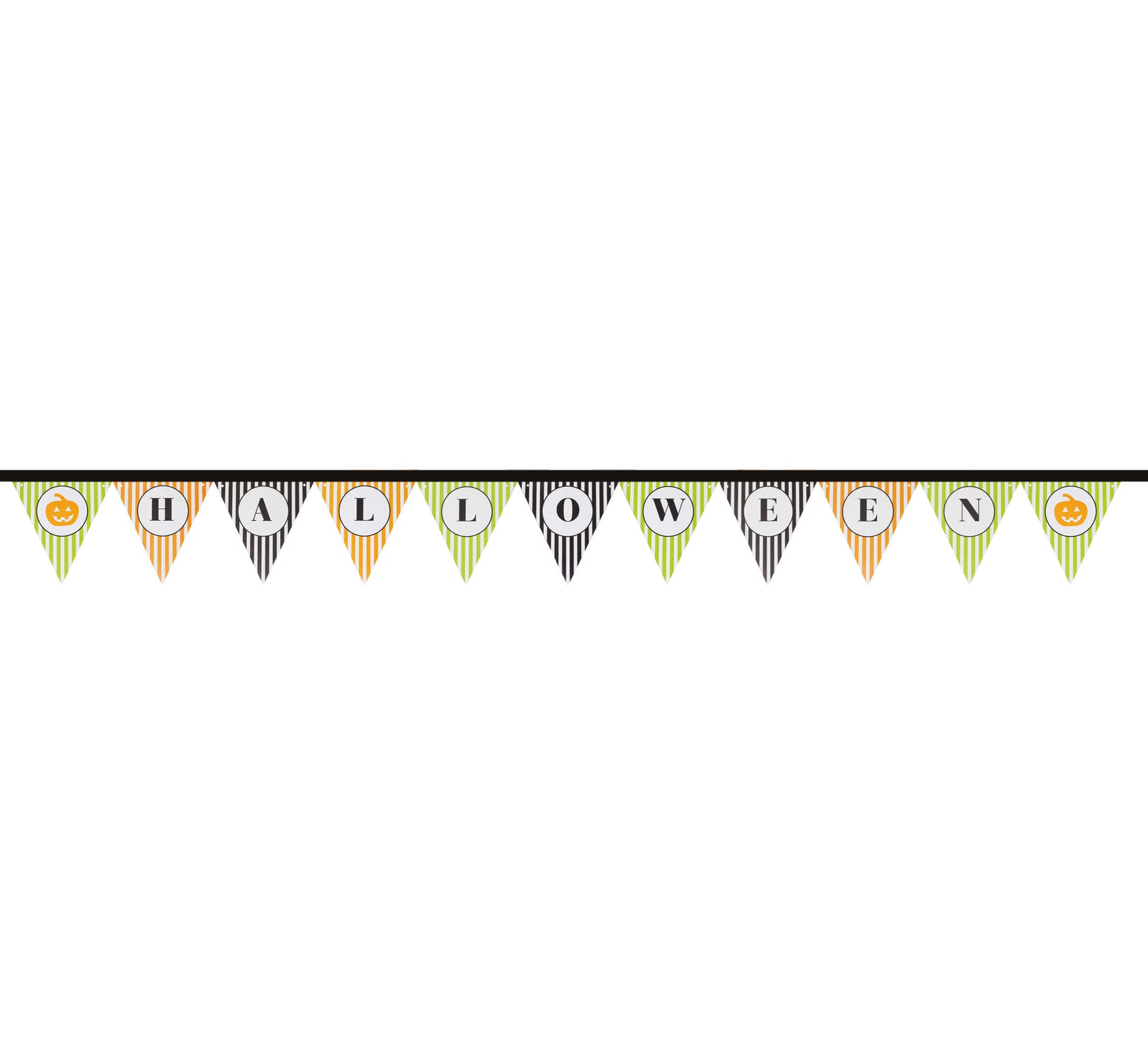 HALLOWEEN PENNANT BUNTING 28X360 CM HQ