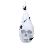 SPIDER WEB BAG WITH SKULL 25 CMS.