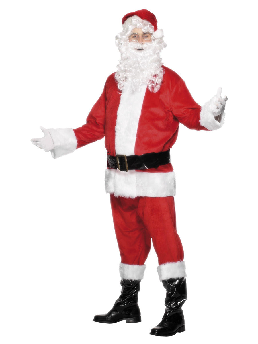 Deluxe Santa Costume, Red - 1