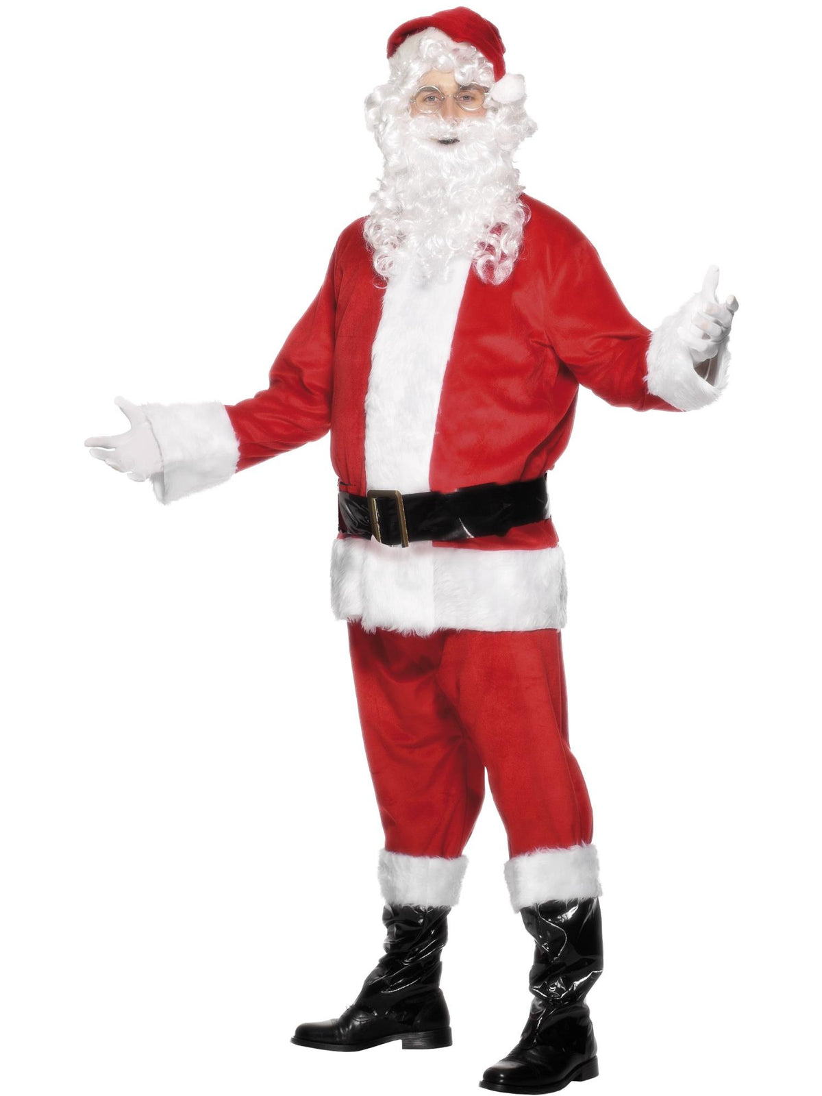 Deluxe Santa Costume, Red 1