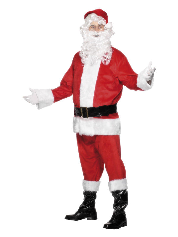 Deluxe Santa Costume, Red - 2