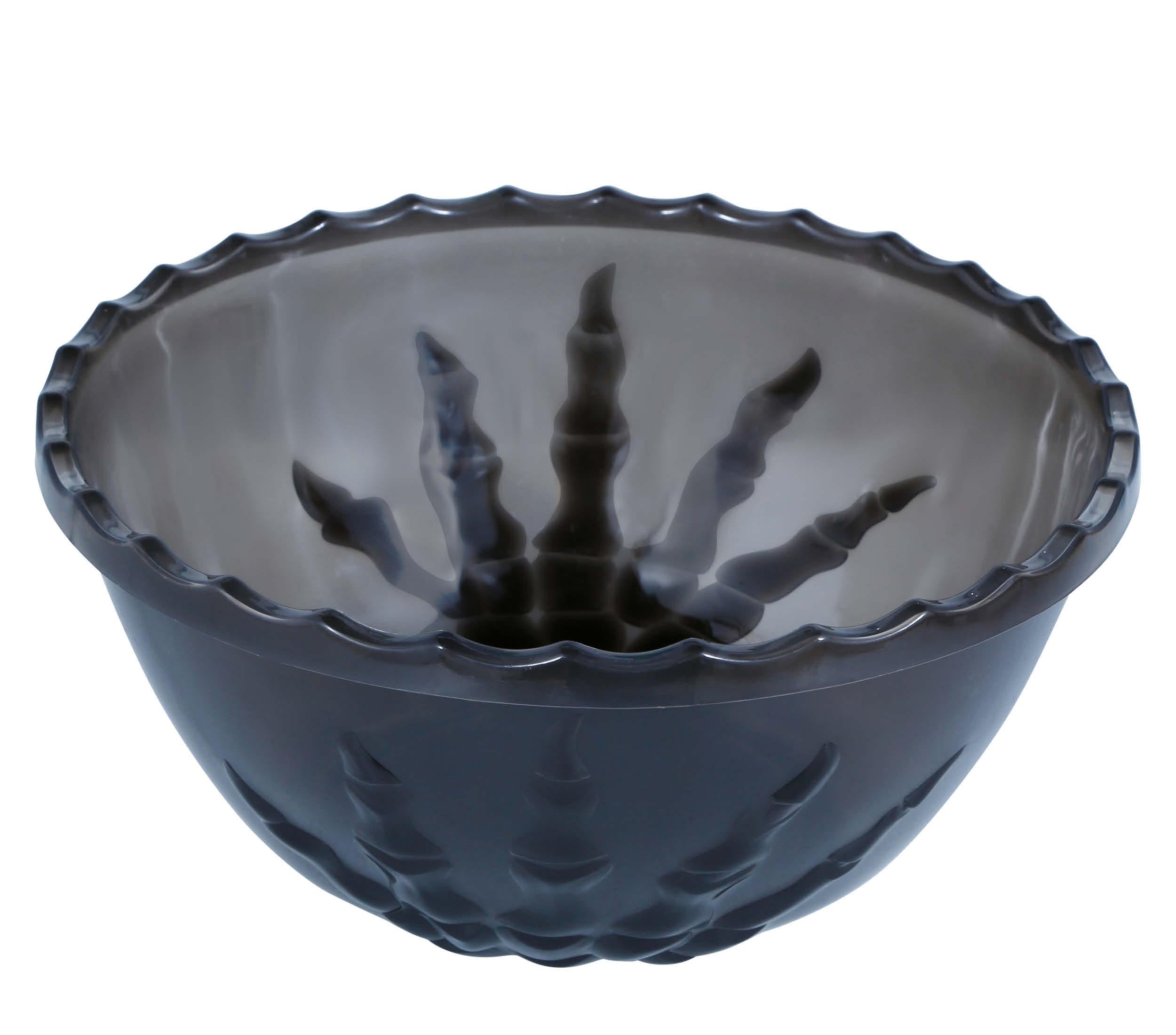 BLACK SKELETON HAND BOWL, 14X33 CMS CMS.
