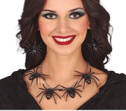 SPIDER NECKLACE AND EARRINGS SET
