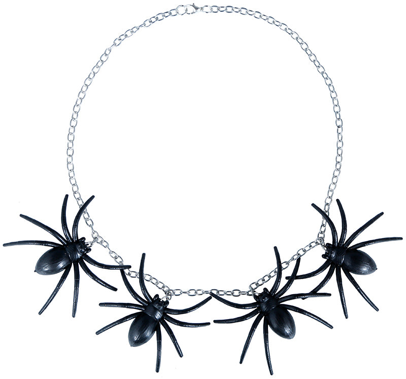 SPIDER NECKLACE AND EARRINGS SET