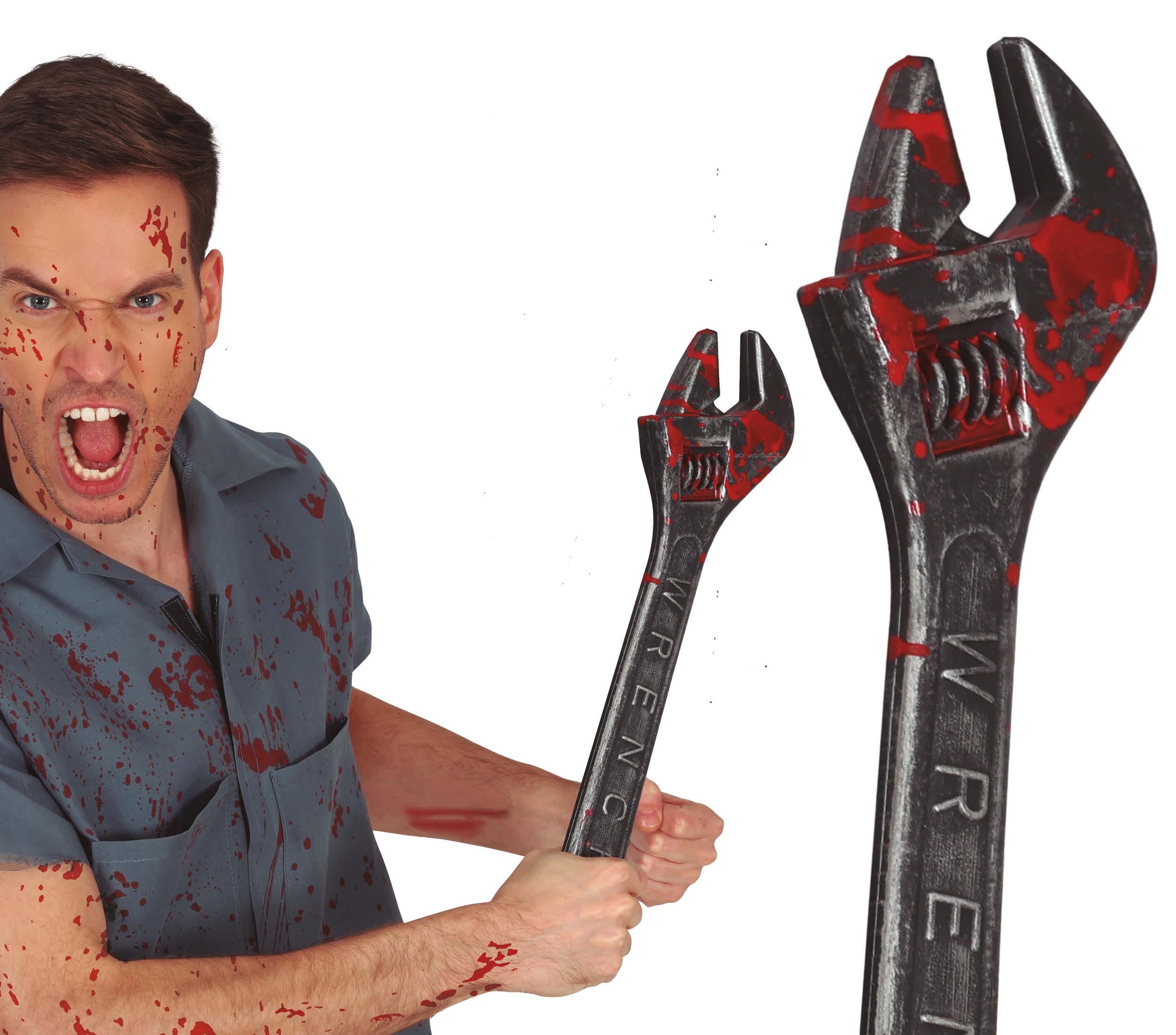 WRENCH WITH BLOOD, 45 CM