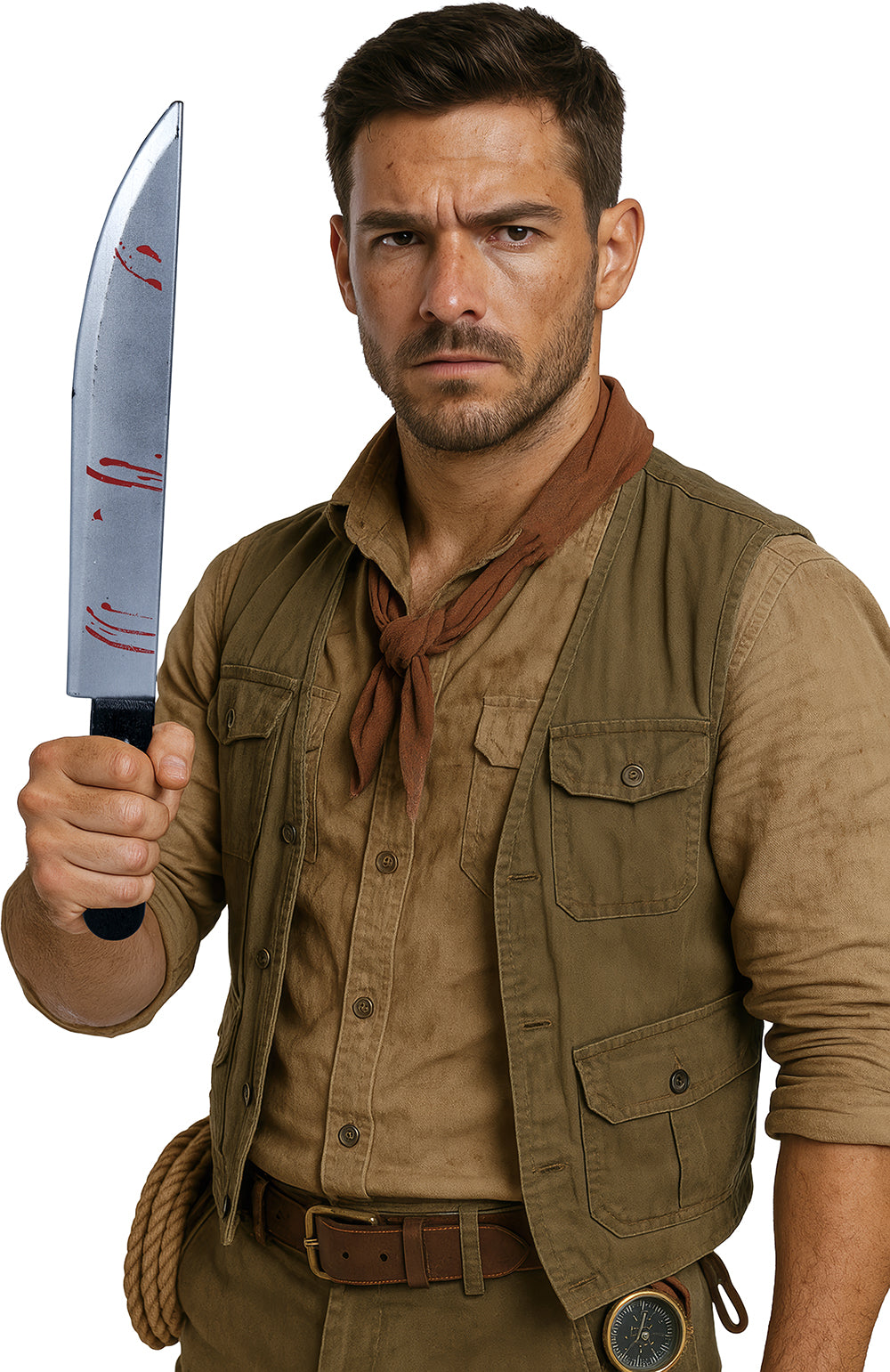KNIFE WITH BLOOD, 45 CMS.