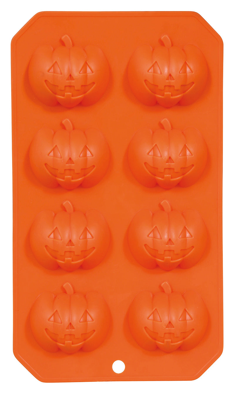 ICE TRAY 8 PUMPKINS 22X12 CMS.