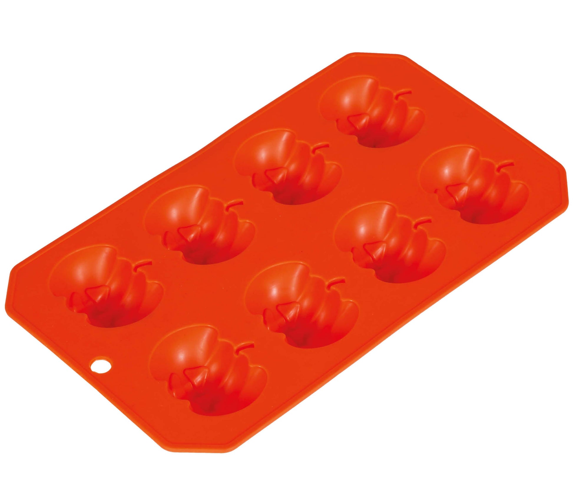 ICE TRAY 8 PUMPKINS 22X12 CMS.