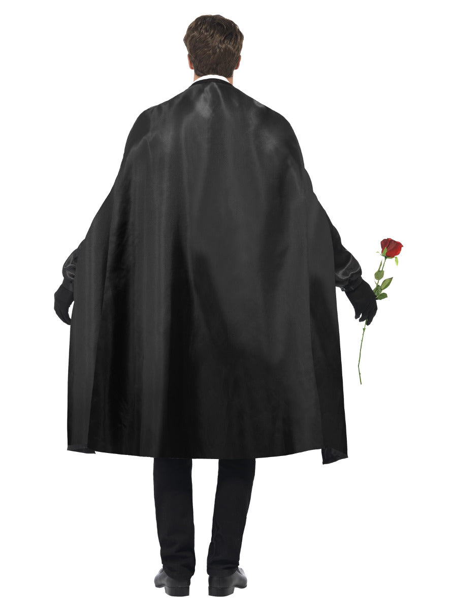 Dark Opera Masquerade Costume, Black - 3