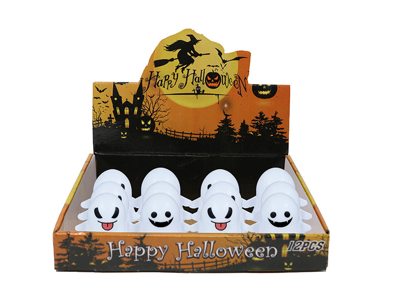 BOX OF 12 GHOSTS ROLLING ROPE , 3.5 CMS.