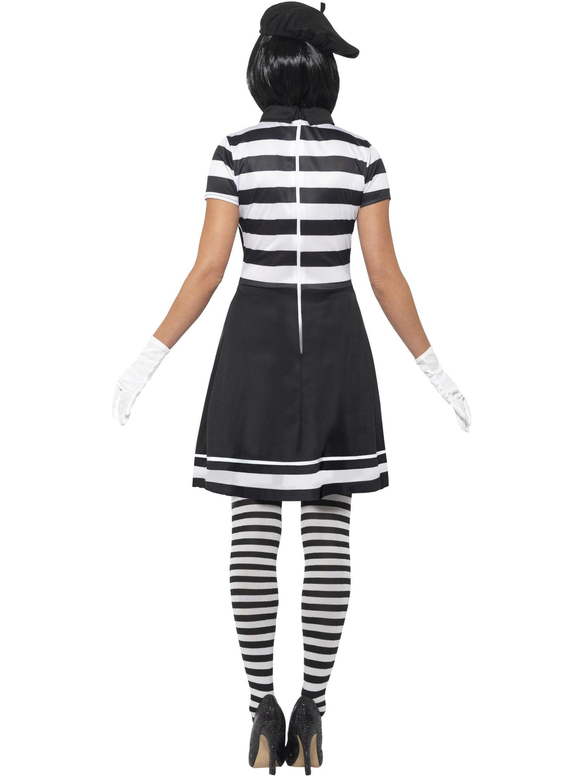 Lady Mime Artist Costume, Black 2