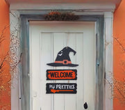 WITCH SIGN "WELCOME" 32X21 CMS.