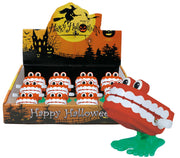 BOX 12 WIND-UP WALKING DENTURES, 5 CM
