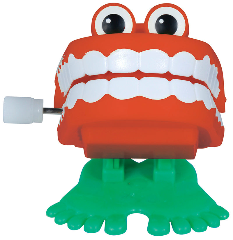BOX 12 WIND-UP WALKING DENTURES, 5 CM