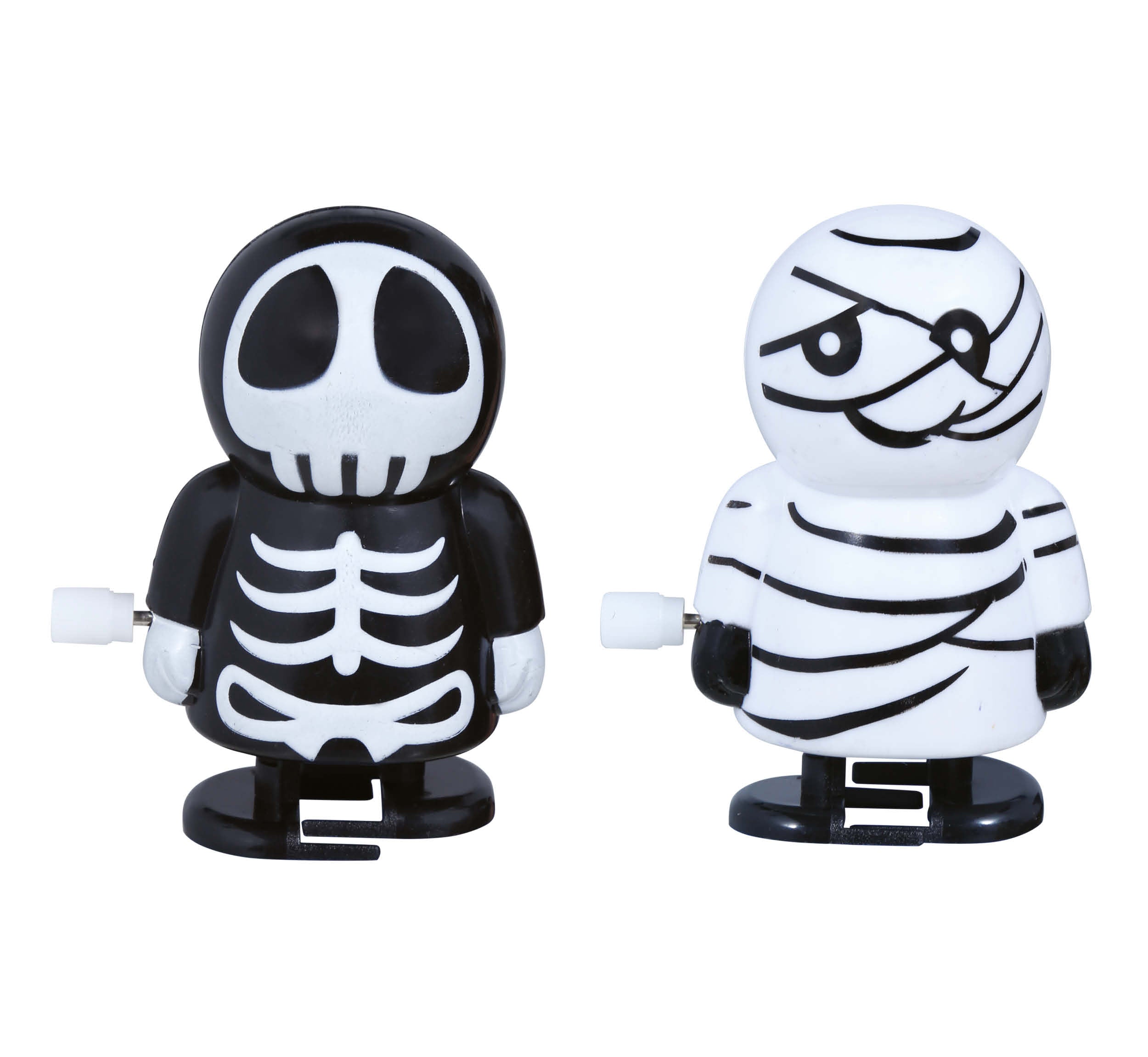 BOX 12 WIND-UP WALKING FIGURES, 5,5 CM