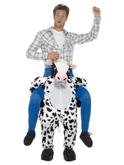 Piggyback Cow Costume, Black - 1