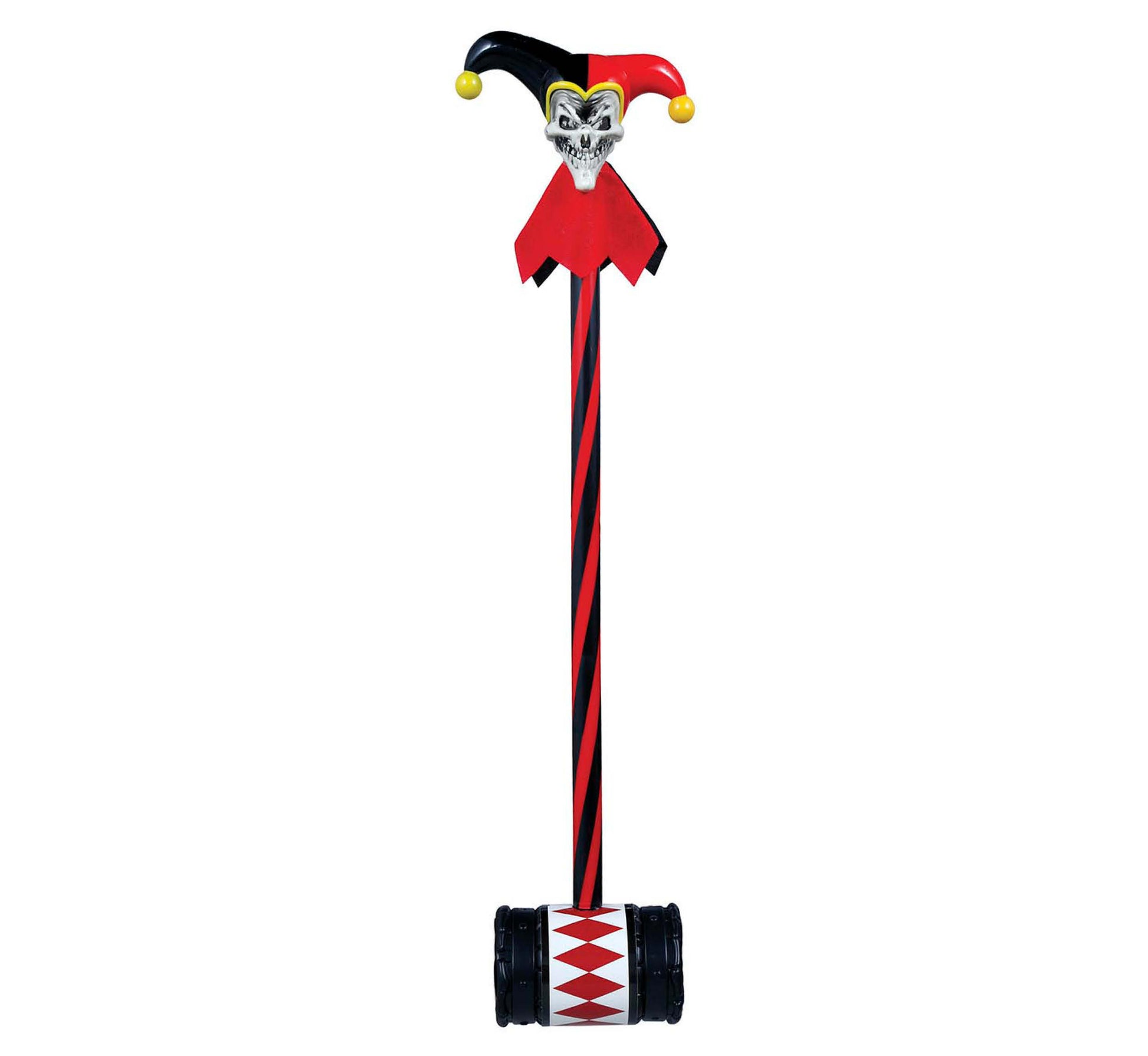 HAMMER WITH DETACHABLE JESTER FACE, 90 CMS.