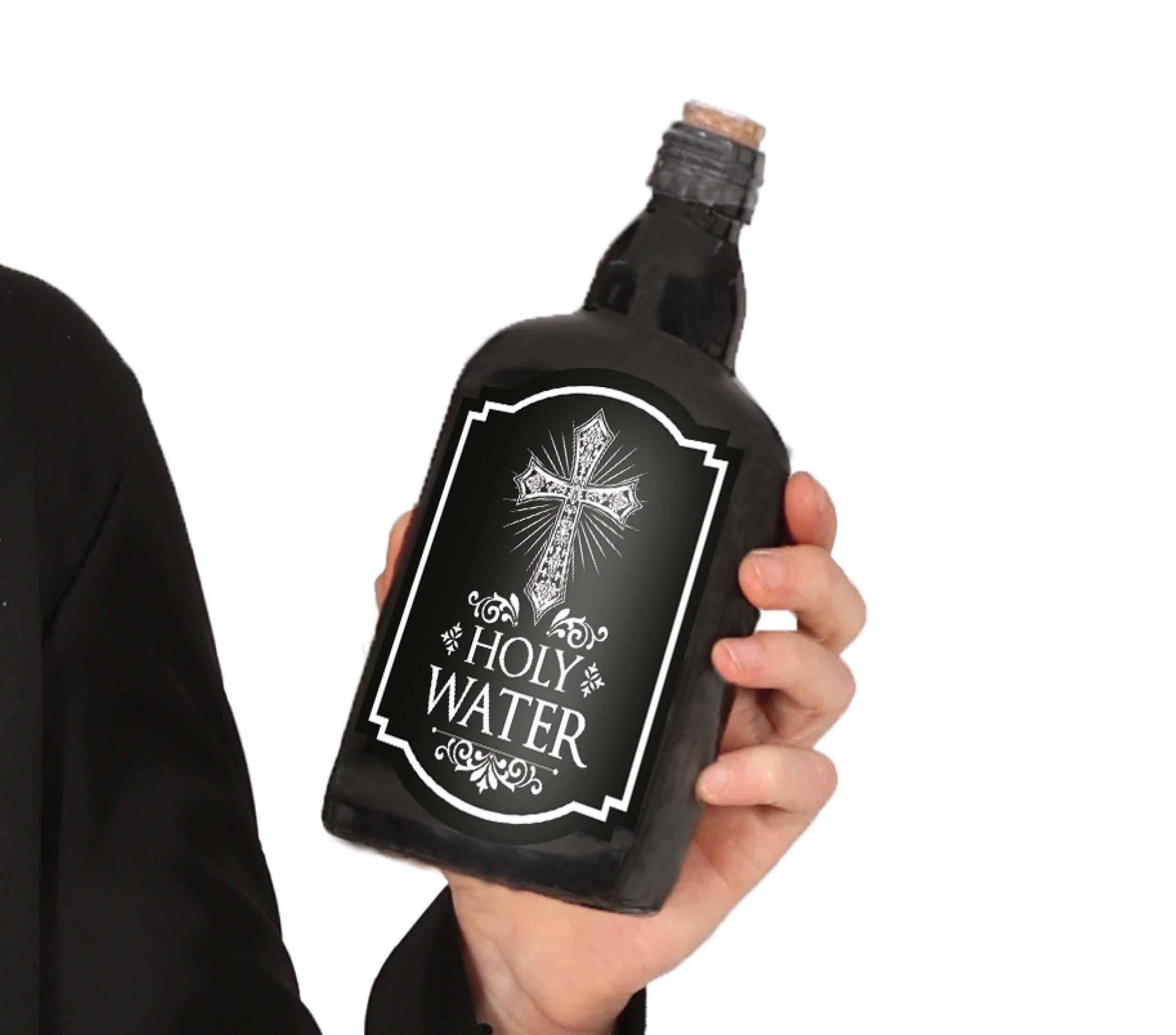 HOLY WATER DECORATION BOTTLE, 19 CMS.